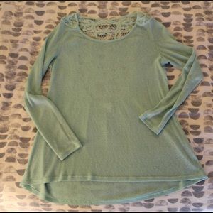 Light Blue/Mint Long Sleeve Top